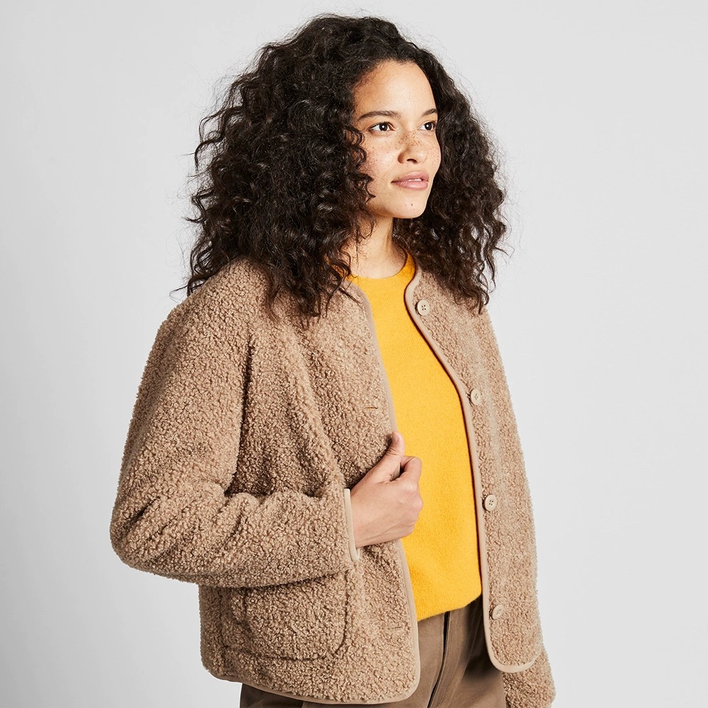 Uniqlo Pile Lined Cardigan